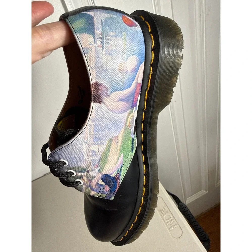 Dr. Martens 1461 National Gallery Seurat Bathers at Asnieres Shoes Black Oxford
